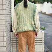 GAP bleached cotton knit vest