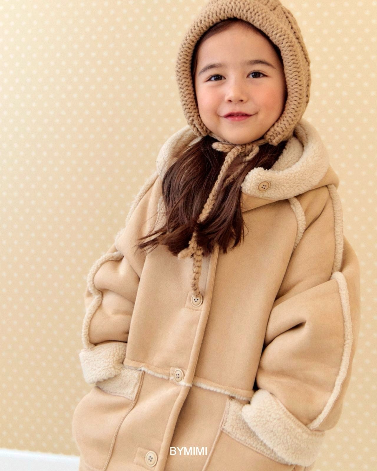 sold out»«ジュニアサイズあり» By MiMi ムートンジャケット 2colors