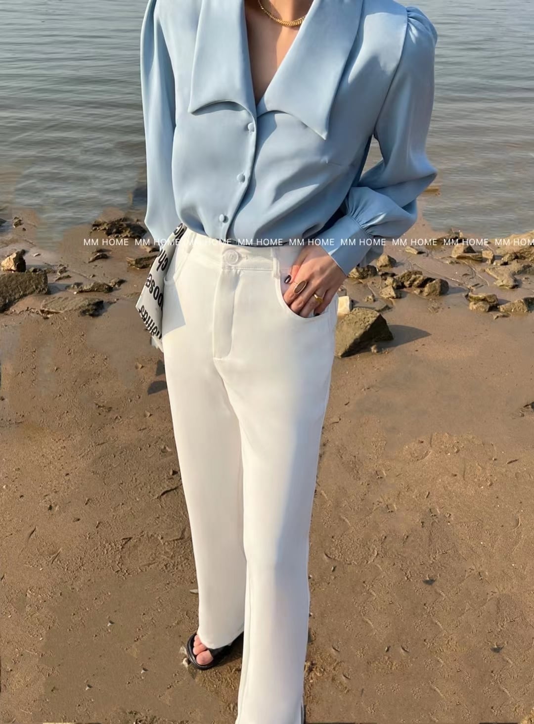 チェルシーカラーブラウス　AJ42441-906