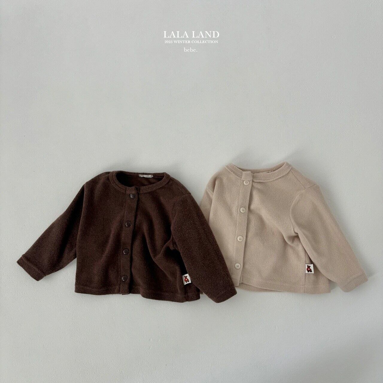 予約⌇LALALAND / (bebe) peach rappa cardigan
