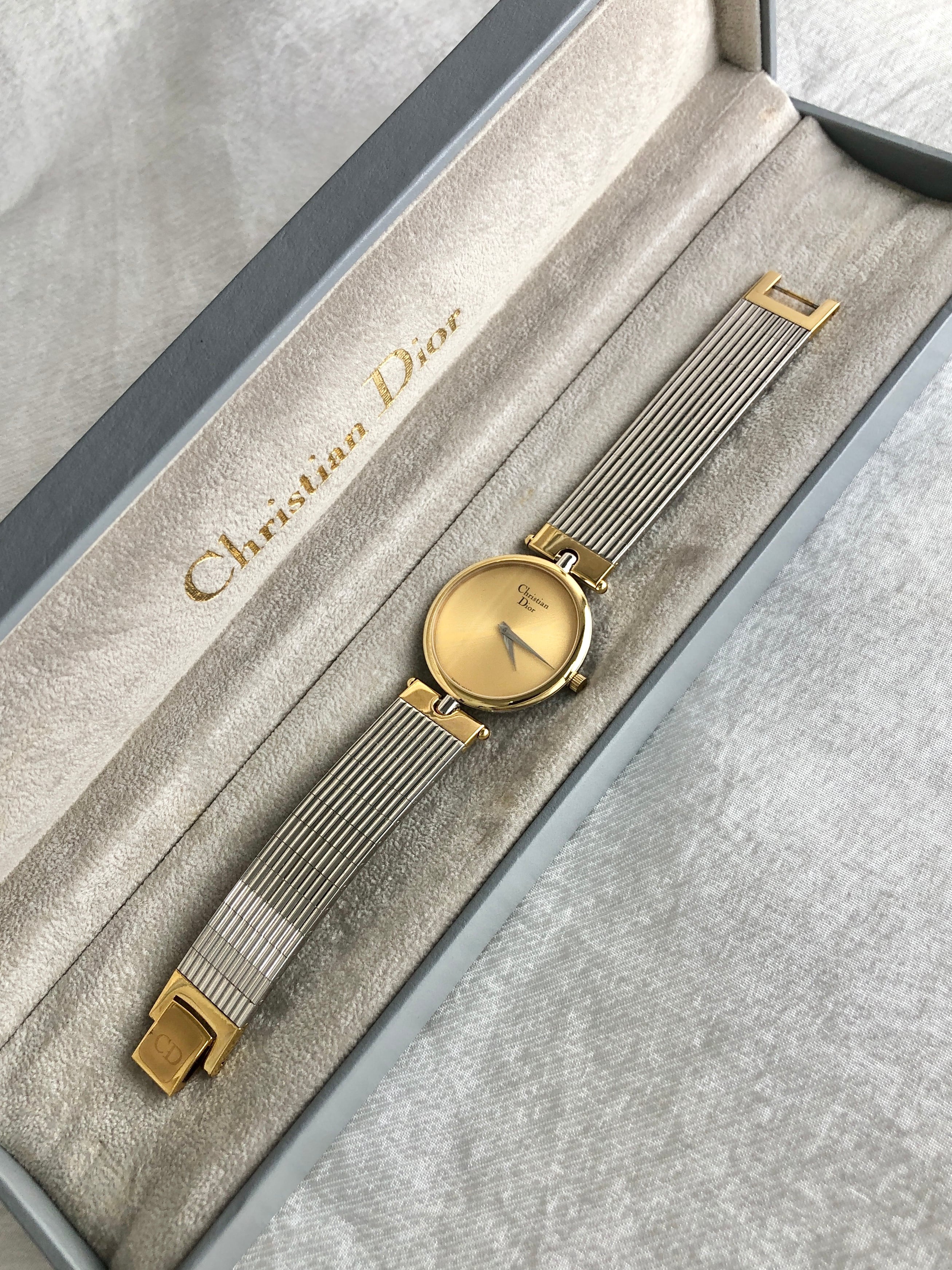 Christian Dior クリスチャン ディオール 腕時計 シルバー DIOR