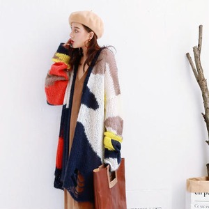 romantic long mohair cardigan
