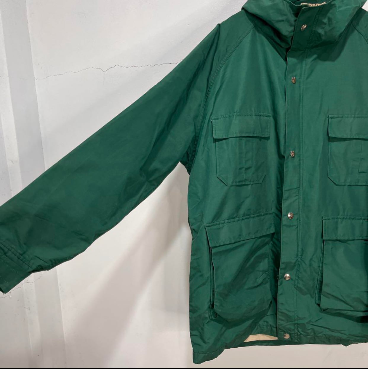 80s L.L.bean マウンテンパーカー USA製 緑 L ナイロンコットン 80s L.L.bean マウンテンパーカー USA製 緑 L ナイロンコットン