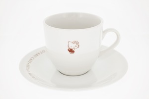 【小樽店限定】OTARU CAFE×HELLO KITTY カップ＆ソーサー　　