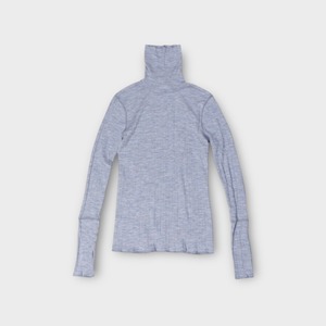 MACPHEE【ウールリブ タートルネックプルオーバー】