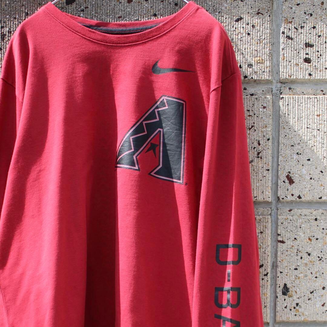 【Lサイズ】NIKE MLB アリゾナ ダイアモンドバックス 古着 L/S Tシャツ