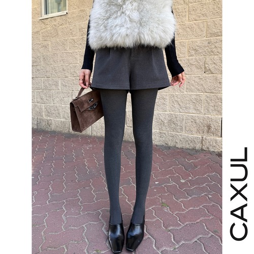 High-Waist A-Line Tailored Shorts/2color