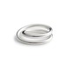 Eternal circle silver ring