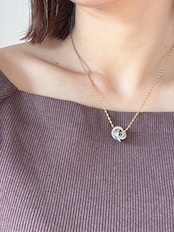 スリーリングネックレス