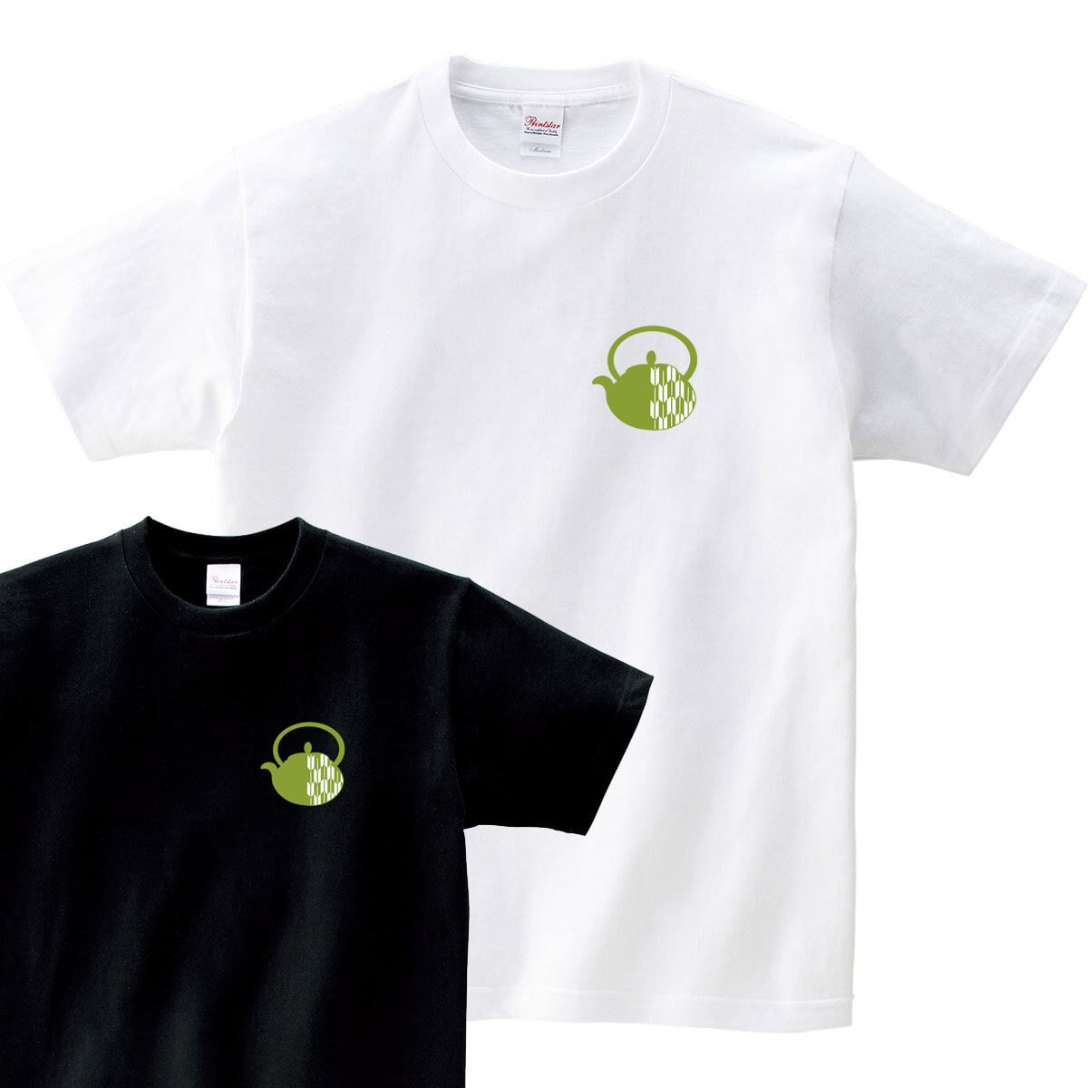 伝統的な和柄模様と和モチーフとのコンビネーション ワンポイント Tシャツ cl32