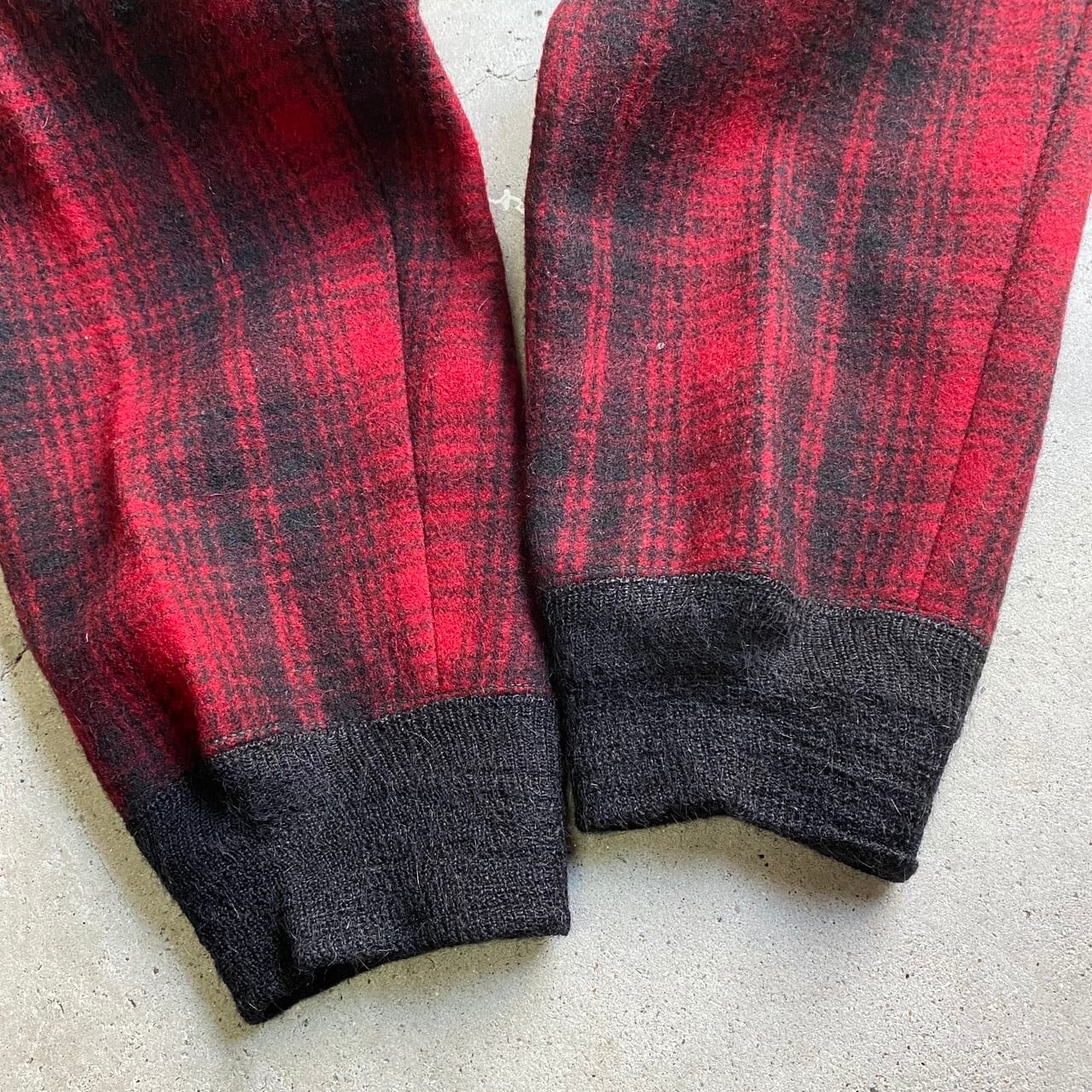 60〜70's USA製 WOOLRICH ウールチェックパンツ ハンティング