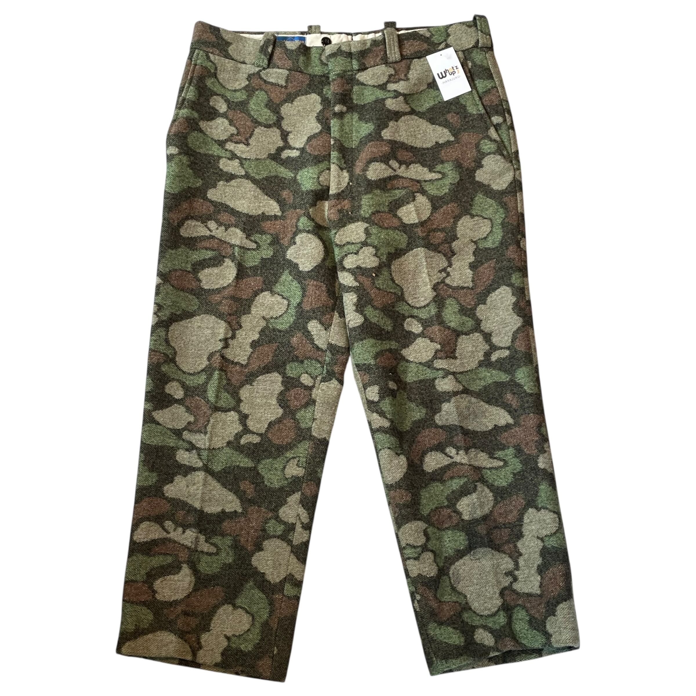 70s Outdoors Man by Pendleton "cloud camo" wool pants
