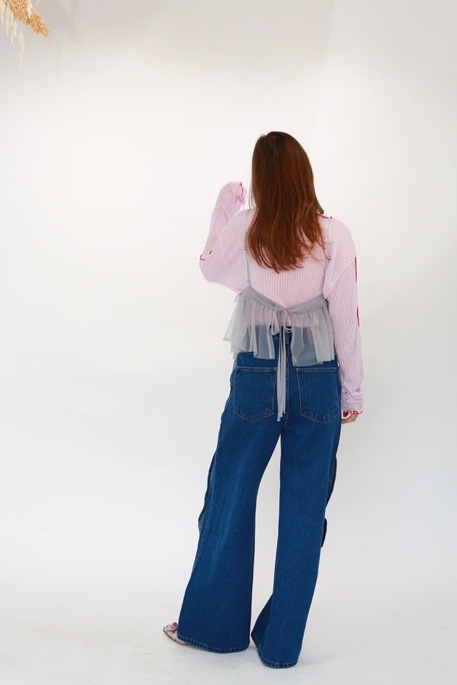 Made in Japan（original）チュールビスチェ（ホワイト・グレー・ブラック）