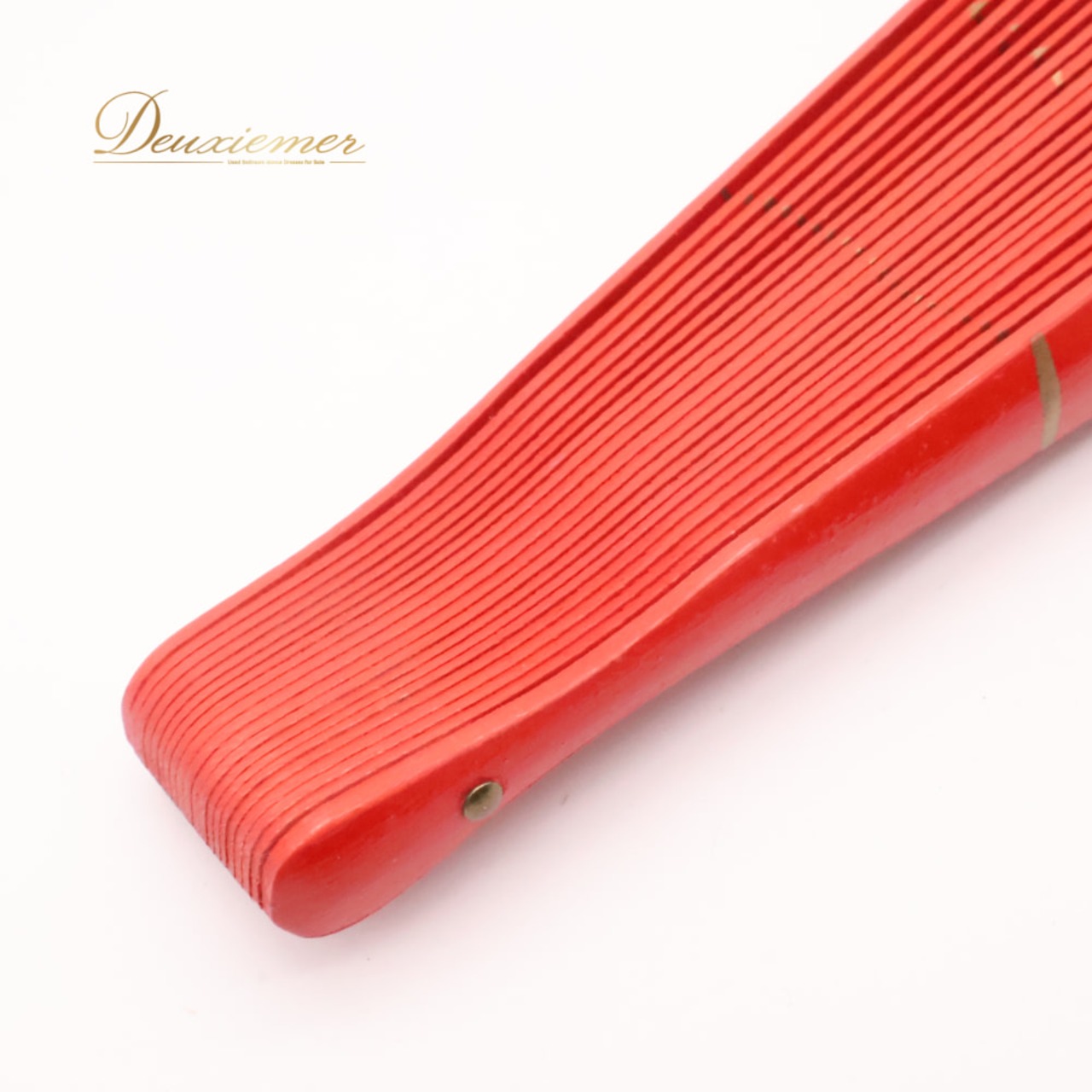 フラメンコ 小物 Abanico Español 32cm アバニコ レッド系 ゴールド系 扇子 せんす 赤 真っ赤 柄 模様 小道具 ダンス小物 練習 レッスン 舞台 発表会 イベント ダンス ステージ フラメンコ小物 明るい 鮮やか 目立つ 華やか おしゃれ 縁