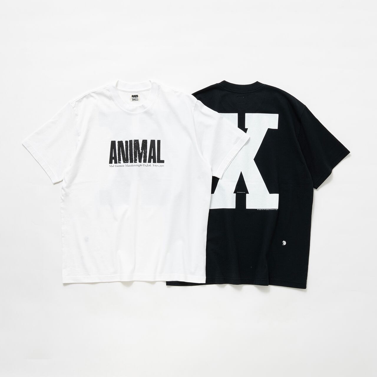 Tシャツ / RATS(ラッツ) / ANIMAL X TEE(24'SPT-0701) | FAGRASS BASE