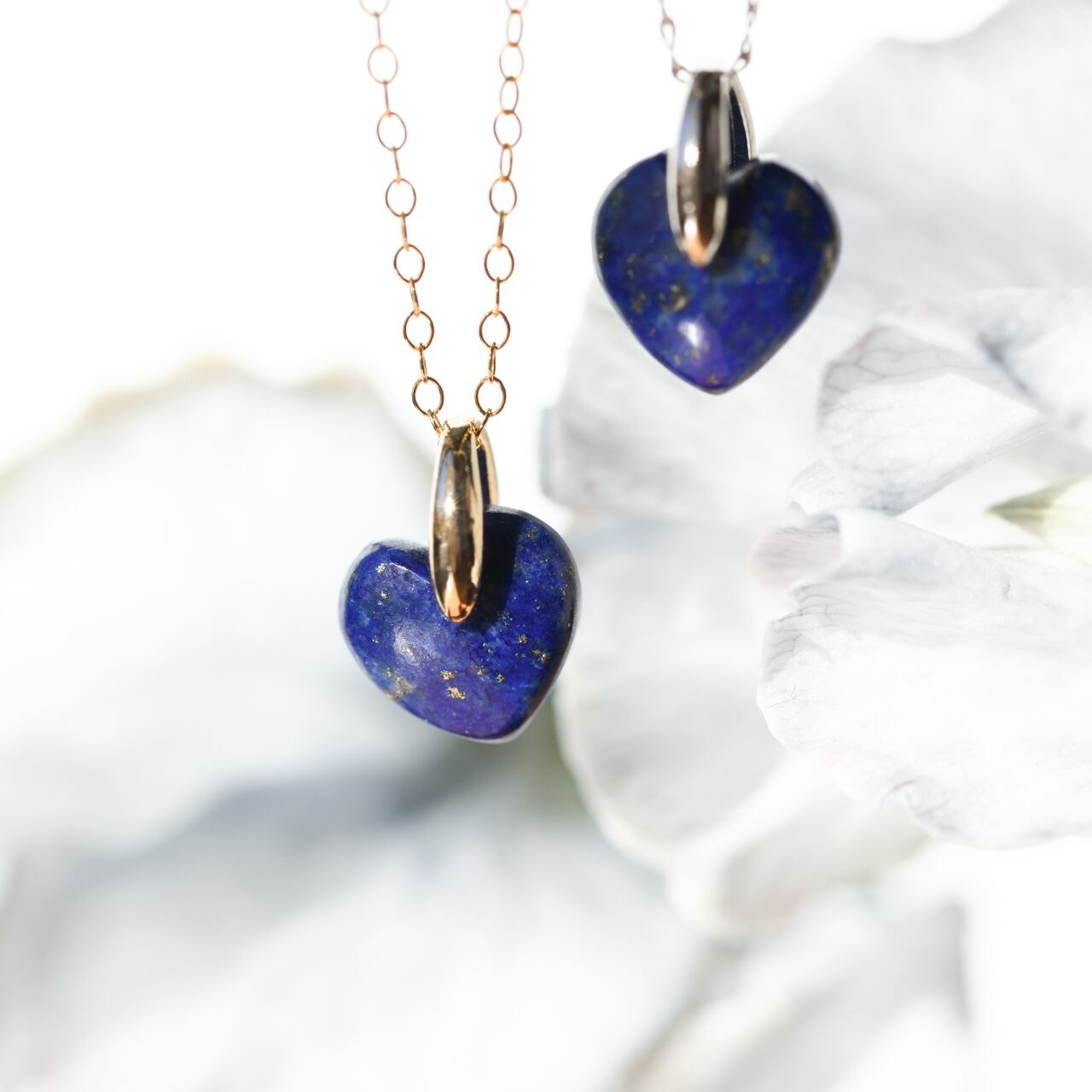 ラピスラズリ ハート型ペンダント 950シルバー ラピスラズリ［シルバー925］ハート型ペンダントトップ304 ネックレス