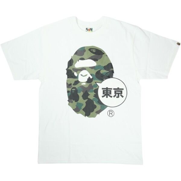 超希少新品タグ付 MCM BY A BATHING APEコラボブラックTシャツ BAPE x MCM Camo Ape Head Tee Black Men's - FW19 - US