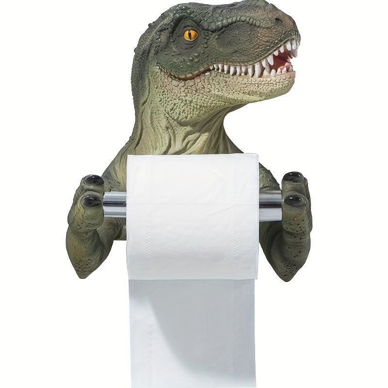 トイレ用ペーパーホルダー 恐竜 ティラノサウルス ３種類  シングルホルダー トイレ用ペーパーホルダー 恐竜 ティラノサウルス 3種類 シングル