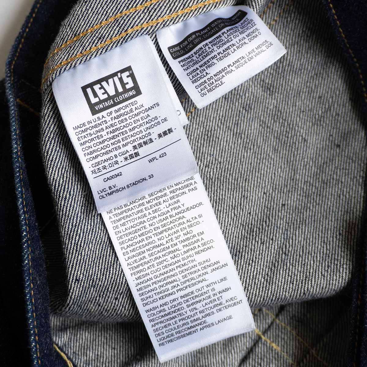 美品/濃紺/アメリカ製】 LEVI 