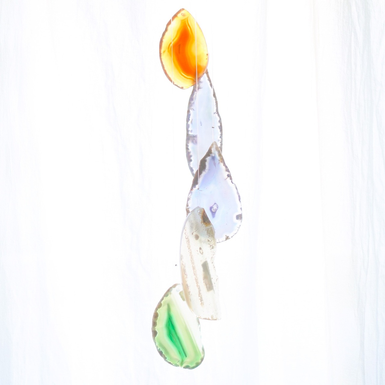 Cream Soda 05 - アゲートヒーリングチャイム / Agate Sun Catcher Wind Chime 250