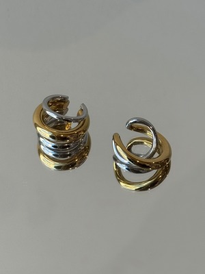 surgical stainless mix color ear cuff