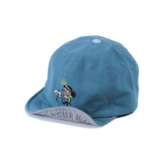 milestone（マイルストーン）【milestone & Jerry Marquez production】milestone Original Cap MSC-026 "Let's Keep Pushing Our Limits!"  -ブルーギル　メンズレディースキャップ