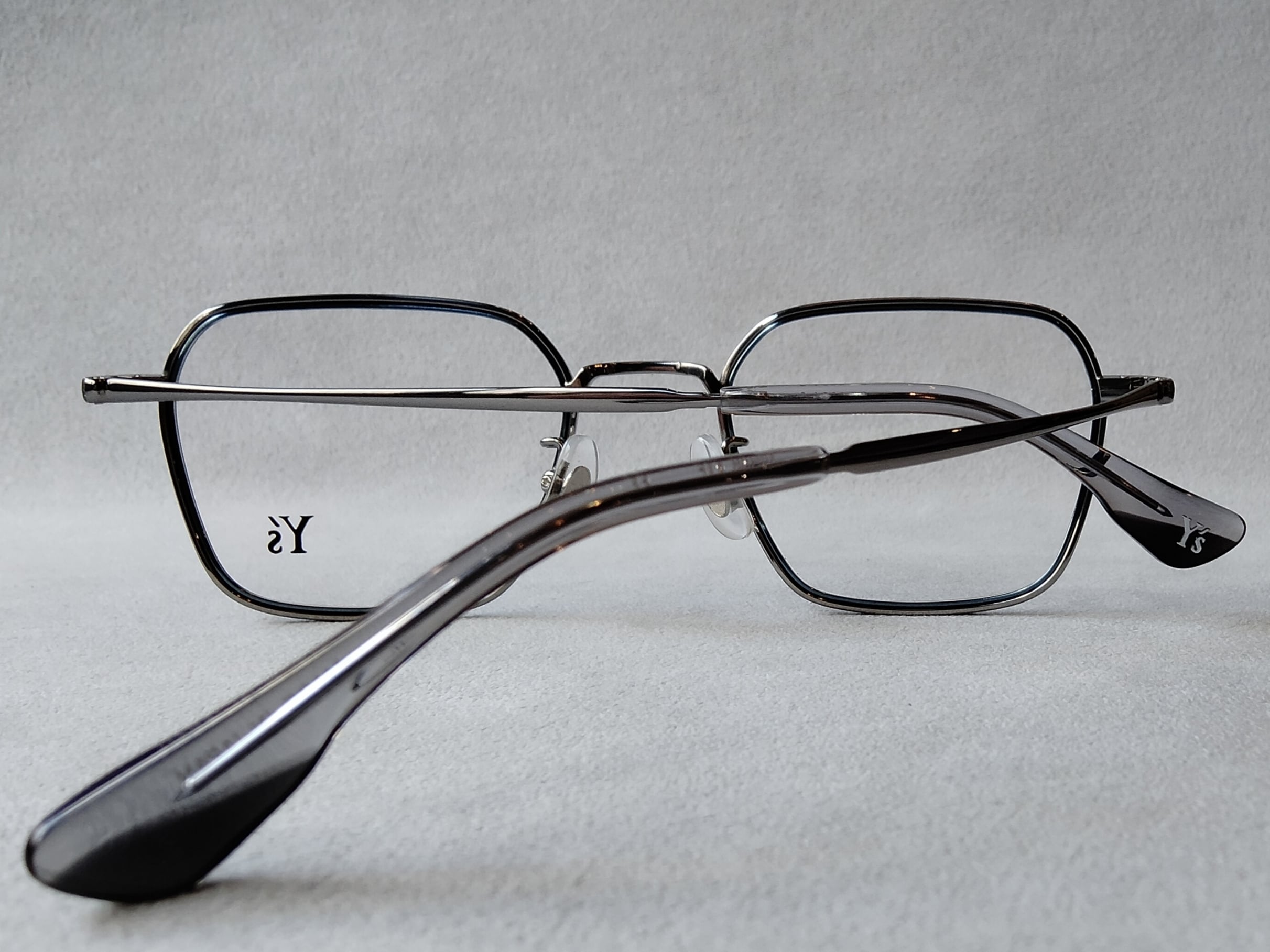 Y's (ワイズ) EYEWEAR 81-0031-3 // Light GRAY ＆ NAVY ［made in