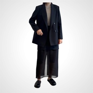 irenisa DOUBLE BREASTED TAILORED JACKET