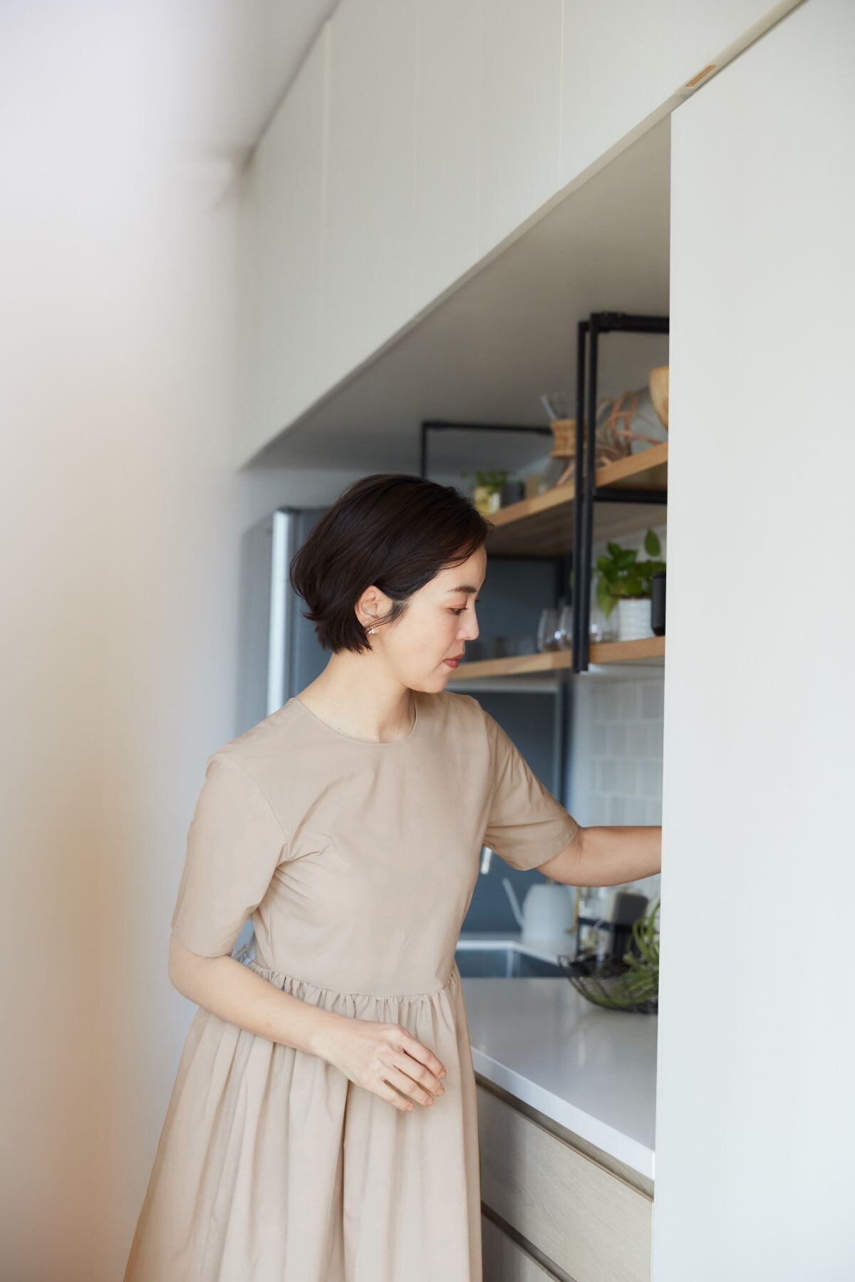 EVERYDAY DRESS 04 short ベージュ | THE9SHOP 