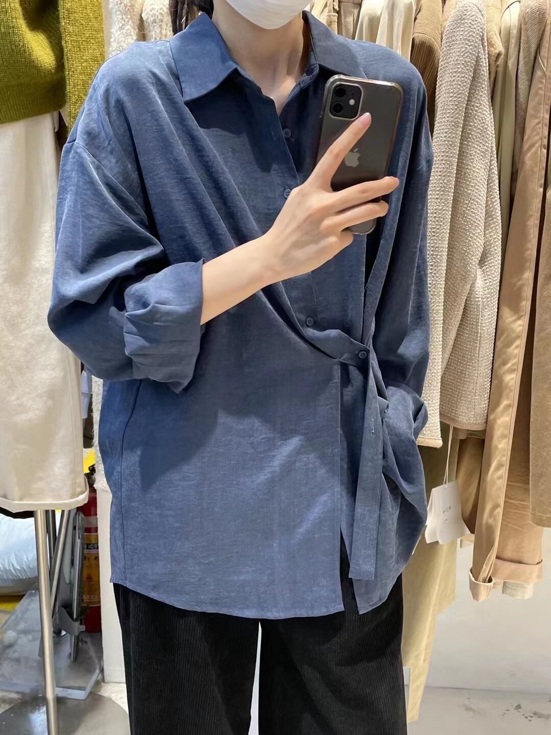 コーデュロイ デザインシャツ　AJ2085-787