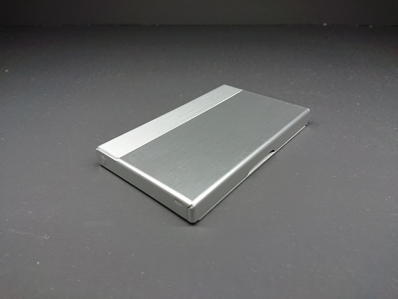 アルミニウム製名刺カードケース シルバー色 | 軽金属皮膜商店