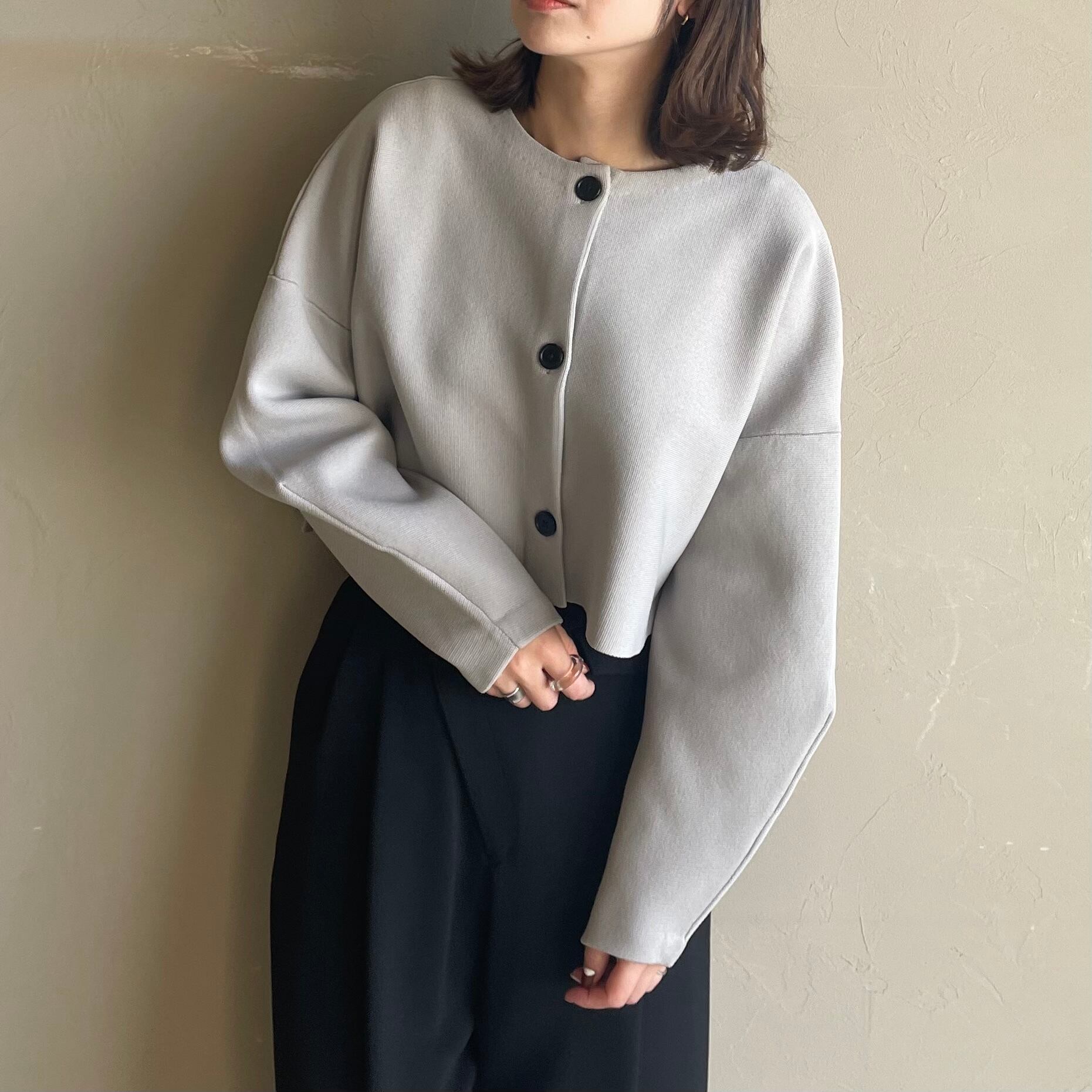 再値下げ　ビーチモノグラムショートスリーブカーディガン CYNICAL】ショート丈ボリュームスリーブカーディガン | valance 福井