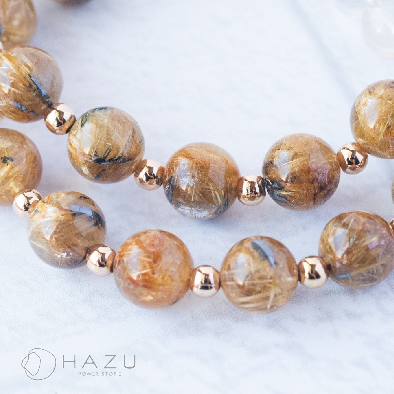 高ランク・針ぎっしりルチルクォーツ［ルチルクォーツ／シトリン（非加熱）］