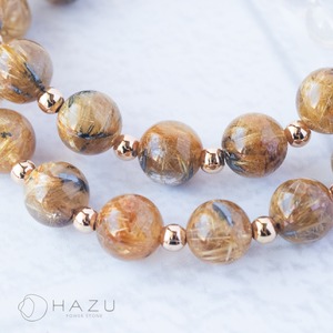 高ランク・針ぎっしりルチルクォーツ［ルチルクォーツ／シトリン（非加熱）］