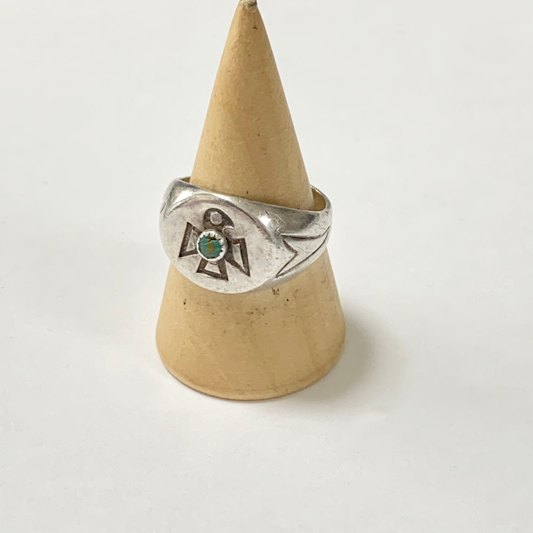 Vintage Bell Trading Post Navajo Thunderbird Ring | CORNER