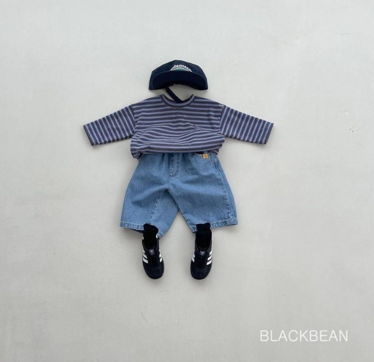 韓国子供服 / 26Autumn / Blackbean / セイントTシャツ / キッズ服 / ベビー服 / 秋服 *S(69㎝)~XL(120㎝)*