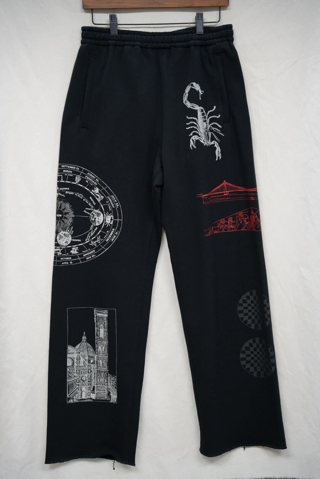 ensou. / Multi-print Sweatpants(BLACK) | THE MODERN AGE