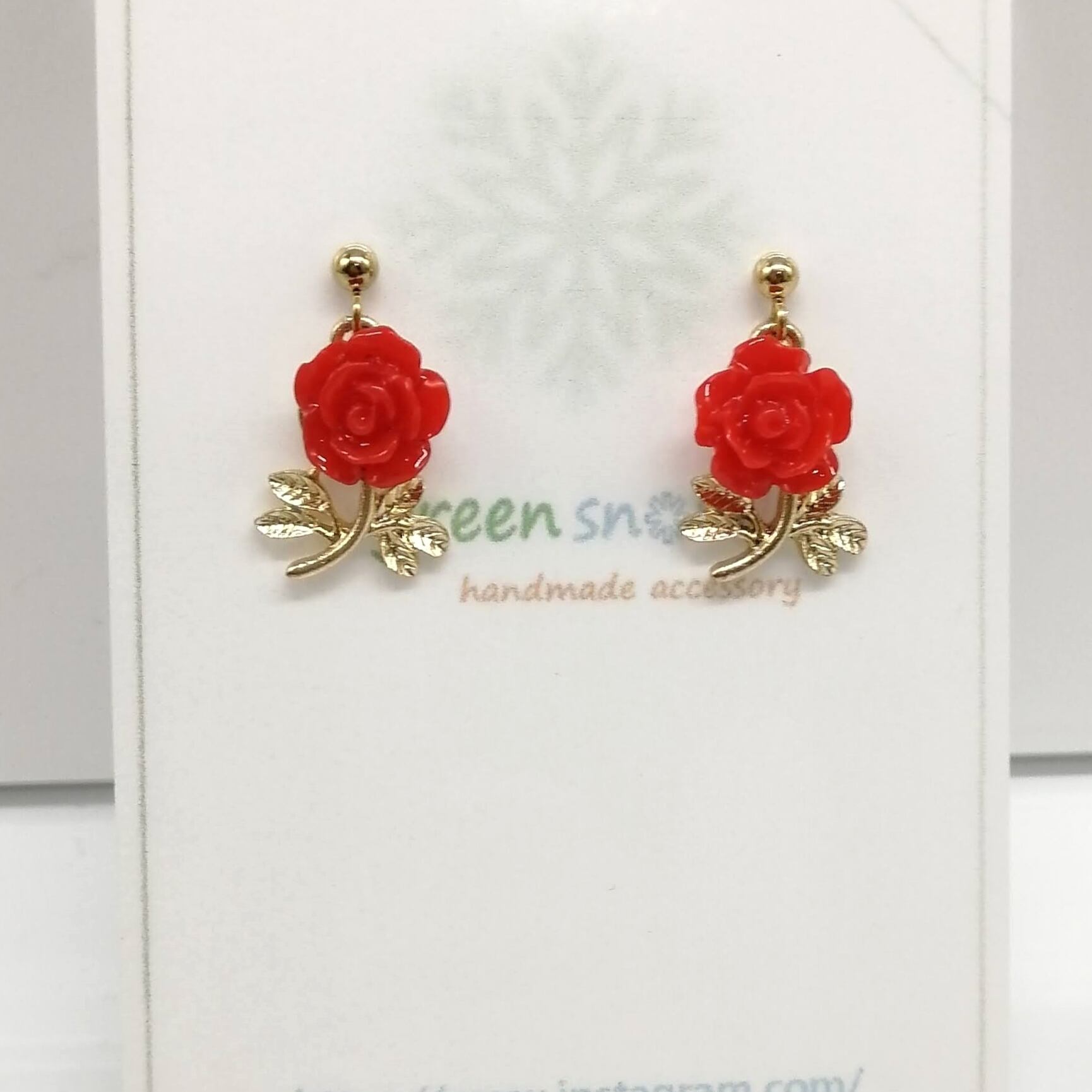 サージカルステンレス ピアス】ローズ 薔薇 ばら バラ フラワー 花