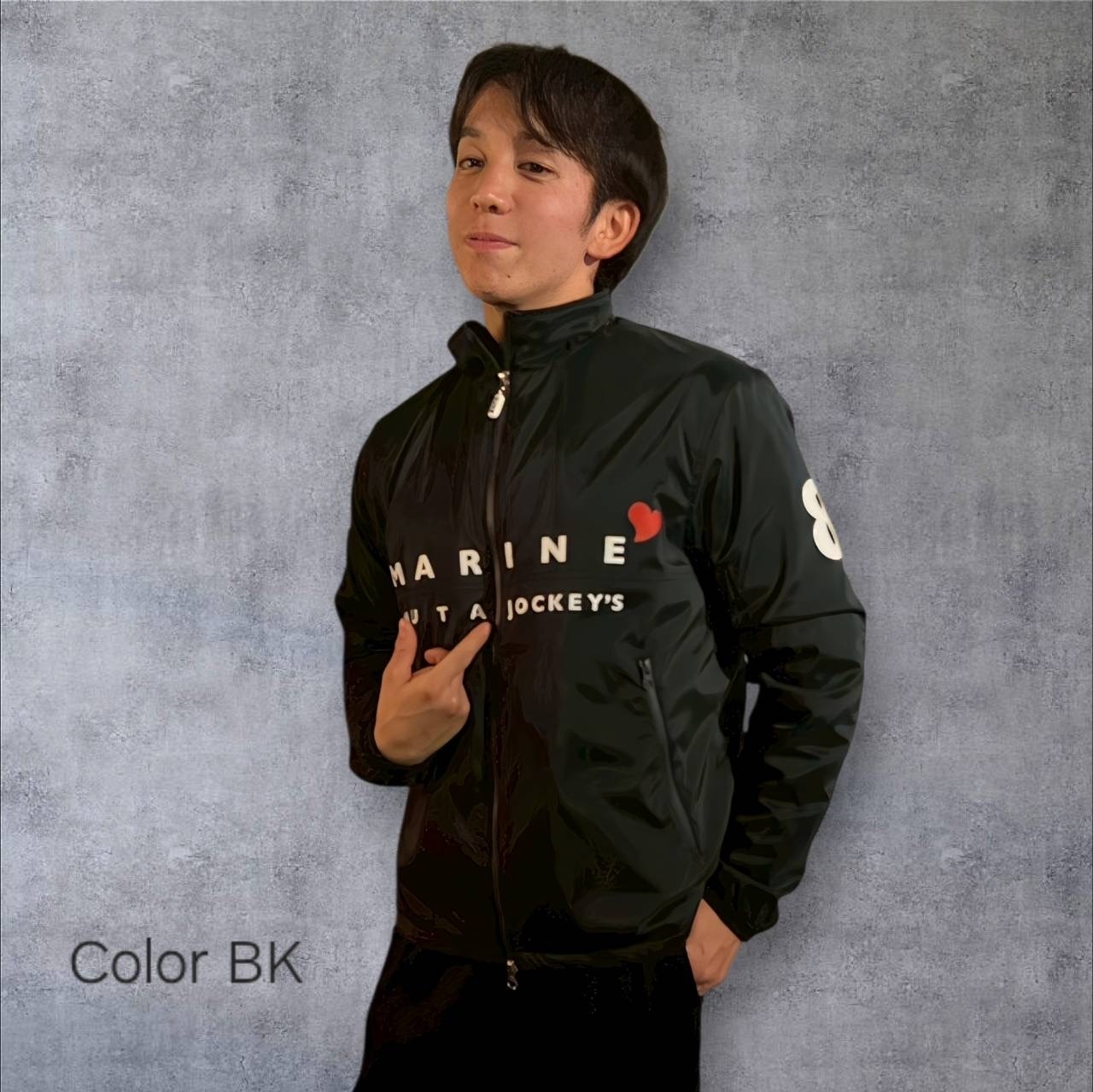 限定（ブラック）オリジナルブルゾン muta marine ×ドンフランキー 