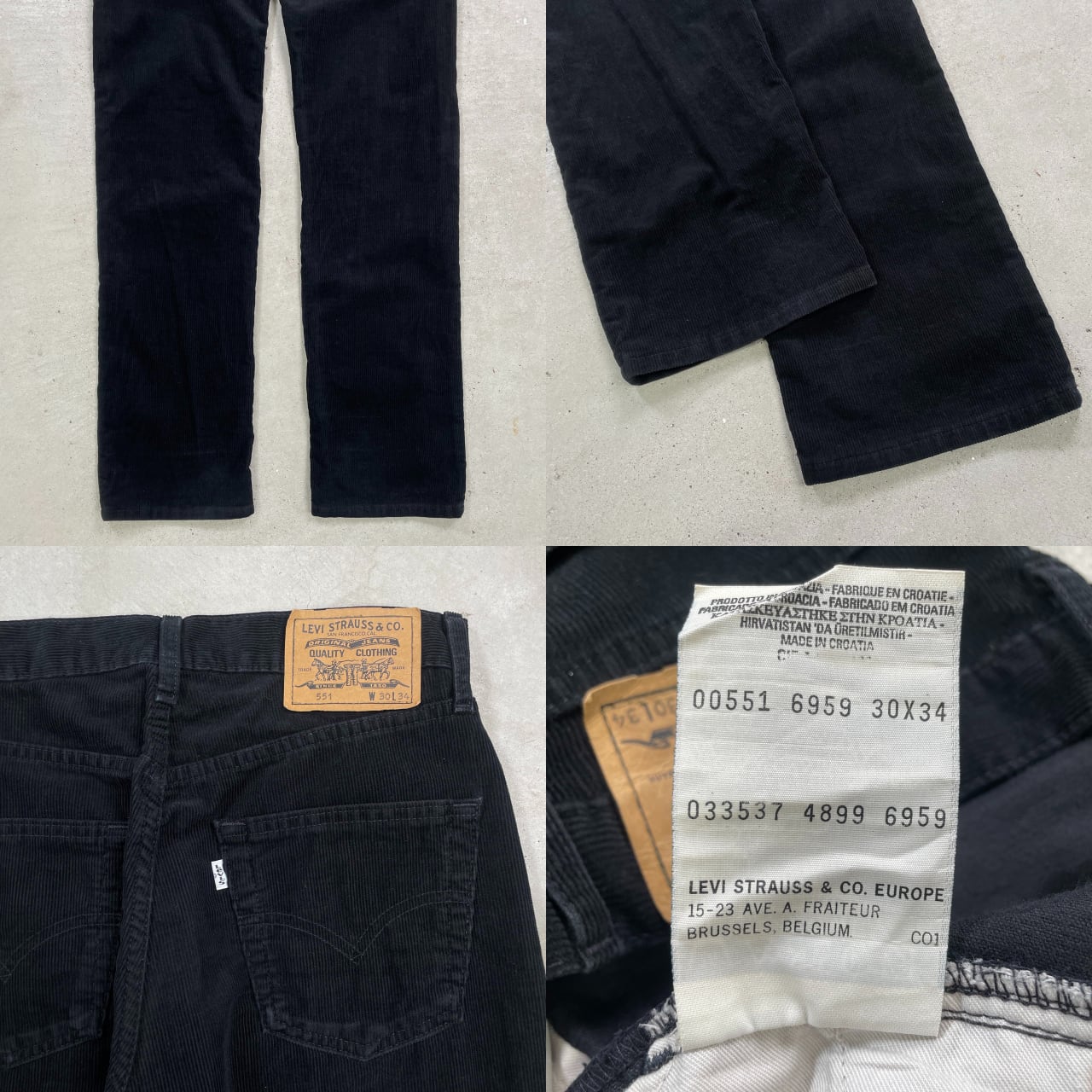 古着通販】90年代 Levi's ユーロリーバイス 551 ストレート 古着通販】90年代 Levi's ユーロリーバイス 551 ストレート