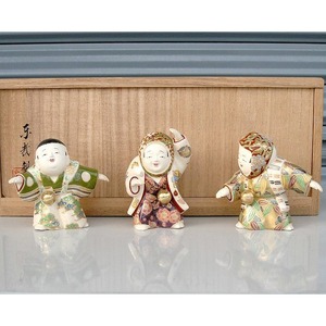京焼・東哉・人形・３点セット・No.171014-38・梱包サイズ80