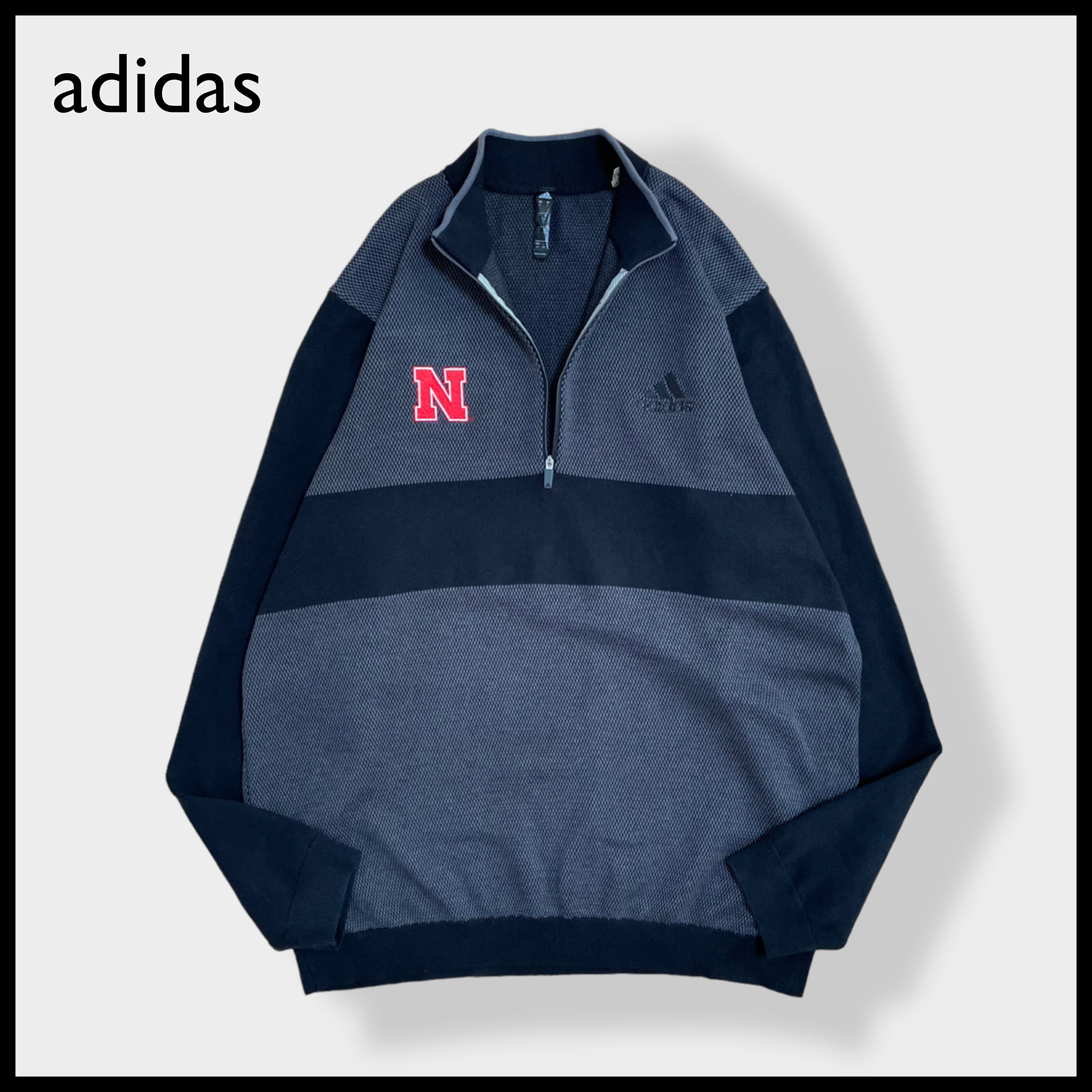 adidas】カレッジロゴ ネブラスカ大学 Nebraska 刺繍ロゴ ブランドロゴ ...