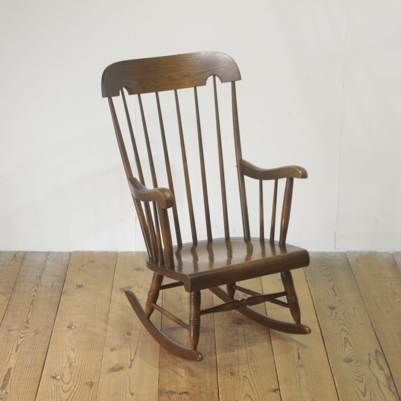 飛騨産業 キツツキ 穂高 ロッキングチェア 無垢材 オーク材 揺り椅子