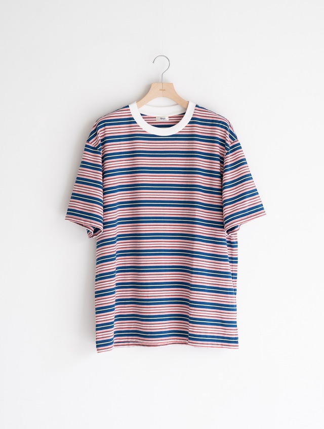 Thick stripes Ringer T-shirt