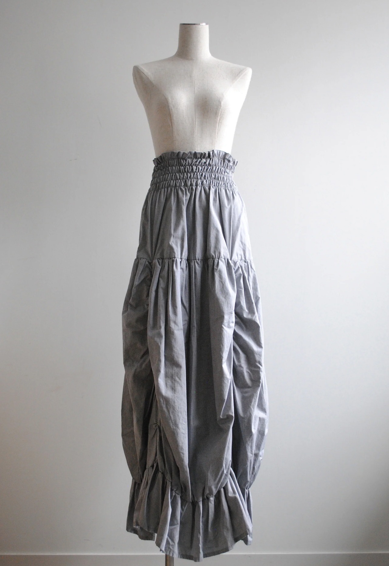 【24SS】HOUGA ホウガ / club jumper skirt / ジャンパースカート - 13