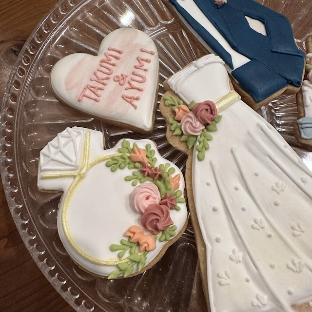 Wedding BOX 【名入れオプション有】アイシングクッキー