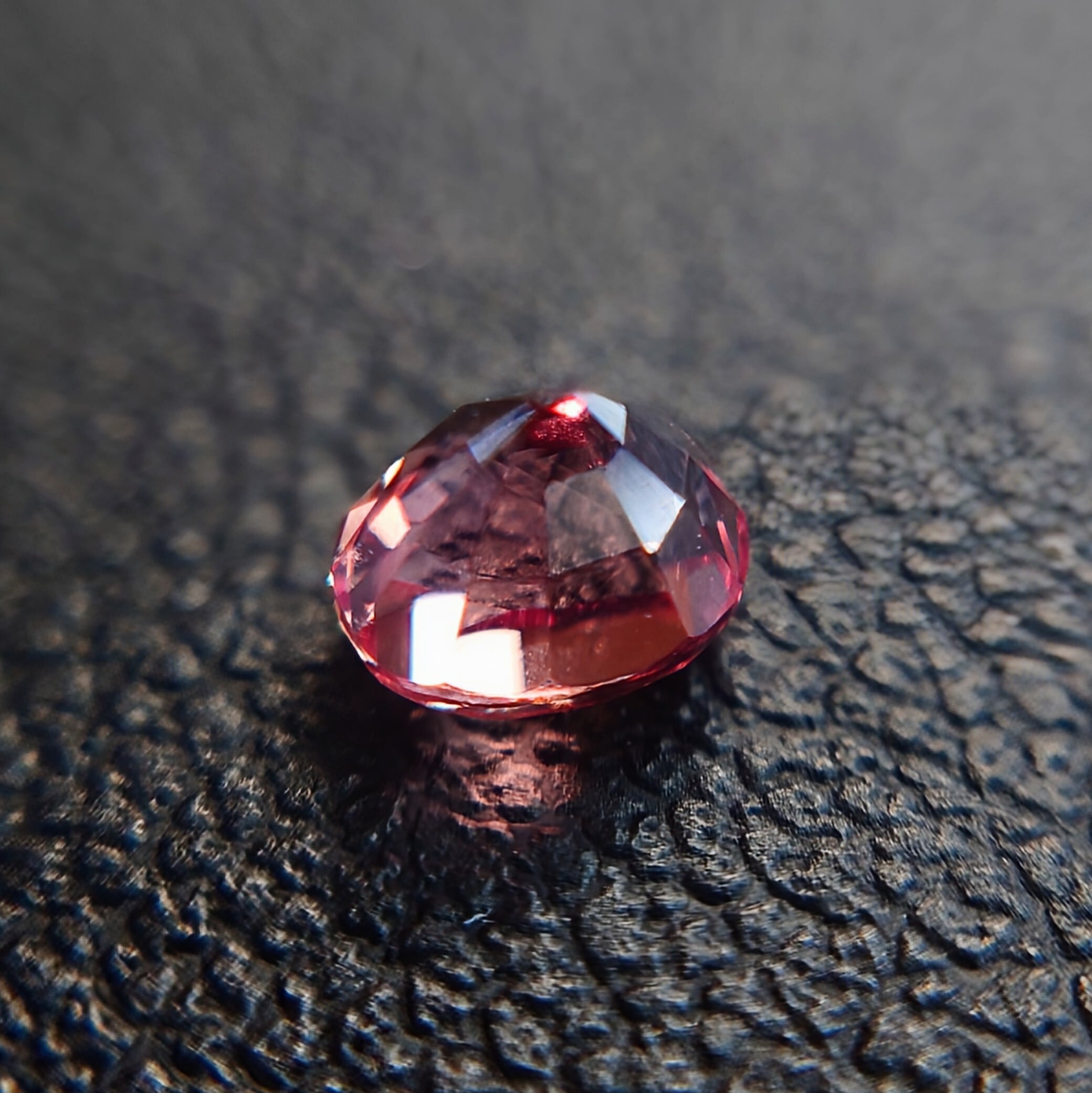 希少 Padparadscha Sapphire No Heat 0.399ct CGL非加熱鑑別書付