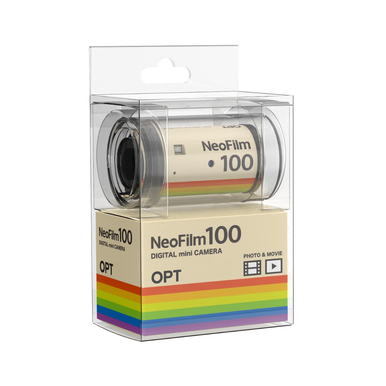 NeoFilm100 フィルム型デジタルカメラ｜レトロ トイカメラ 超小型