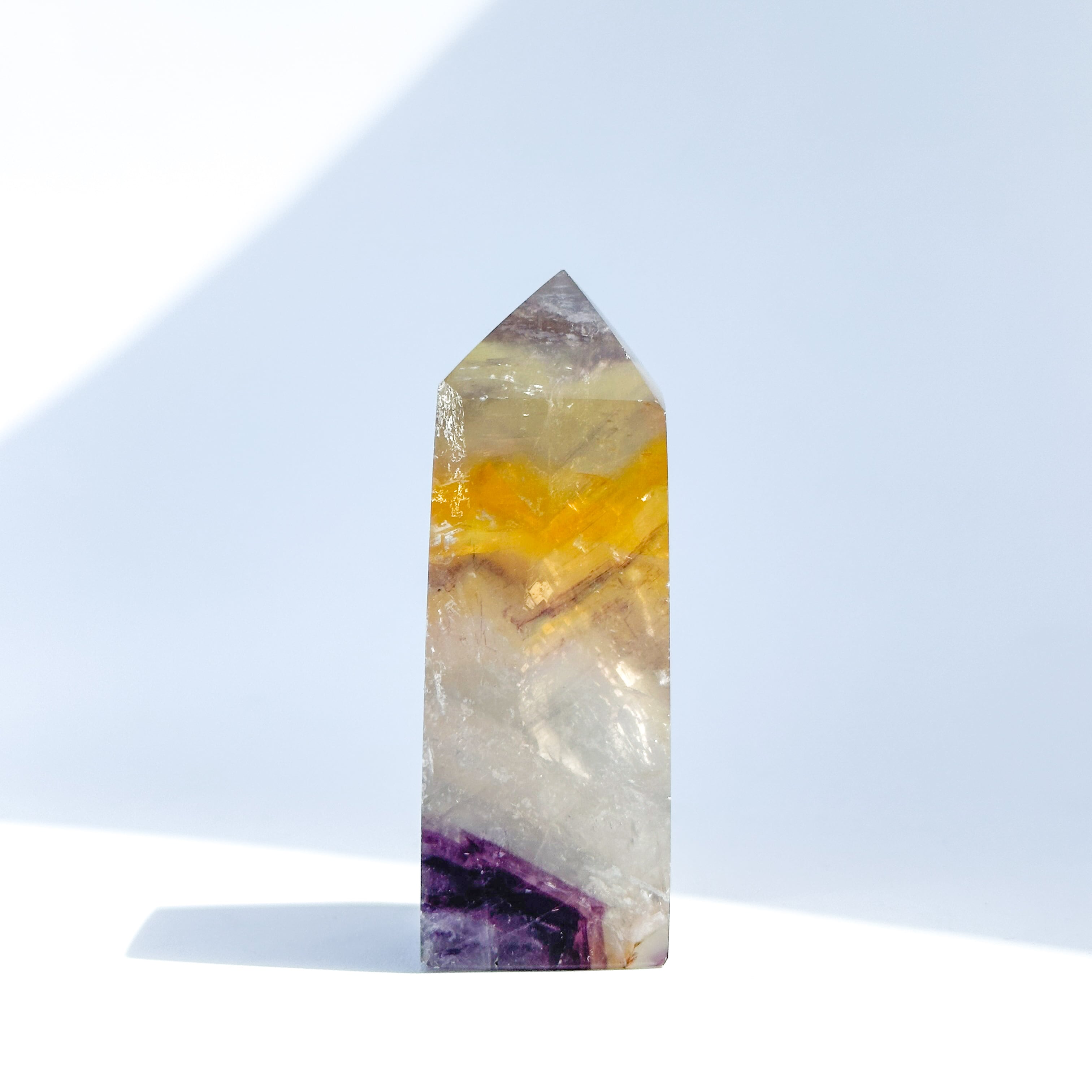 レインボーフローライト タワー64◇ Rainbow Fluorite ◇天然石・鉱物・パワーストーン・インテリア