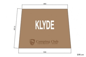 CAMPING CLUB　KLYDE Ⅱ　専用グランドシート